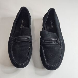 Calvin Klein Suede Loafers Men Size 10